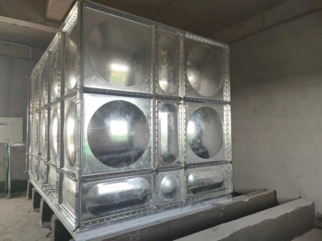 河北武邑25立方鍍鋅鋼板水箱