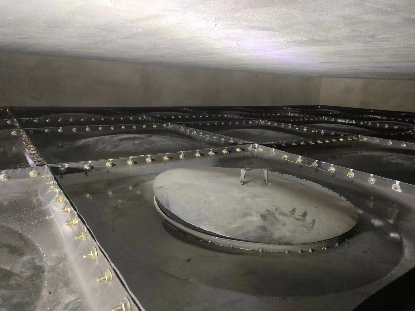 寧晉35立方搪瓷鋼板水箱